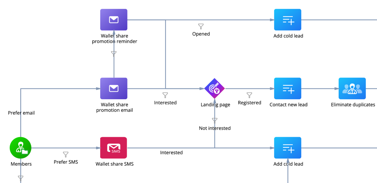 Marketing workflow automation