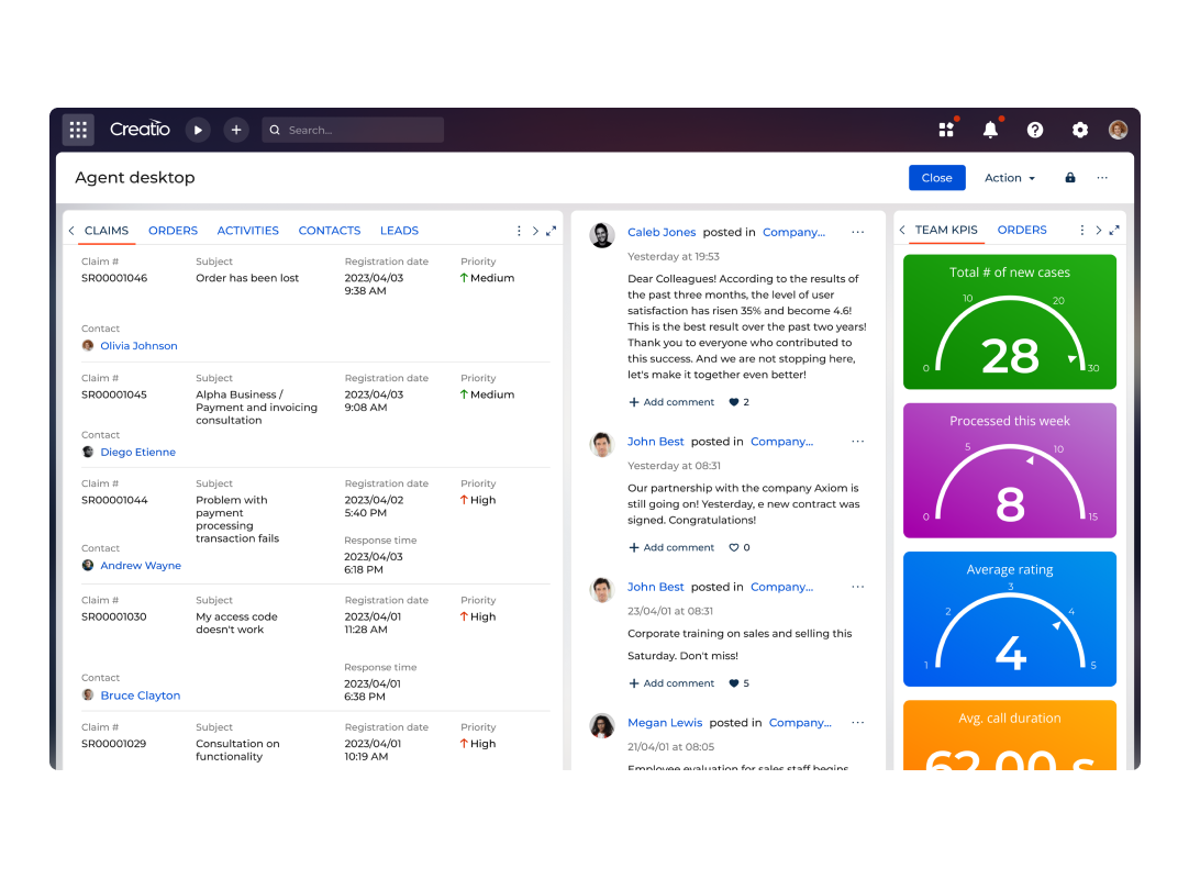 Retail Low-Code Automatio With Creatio CRM