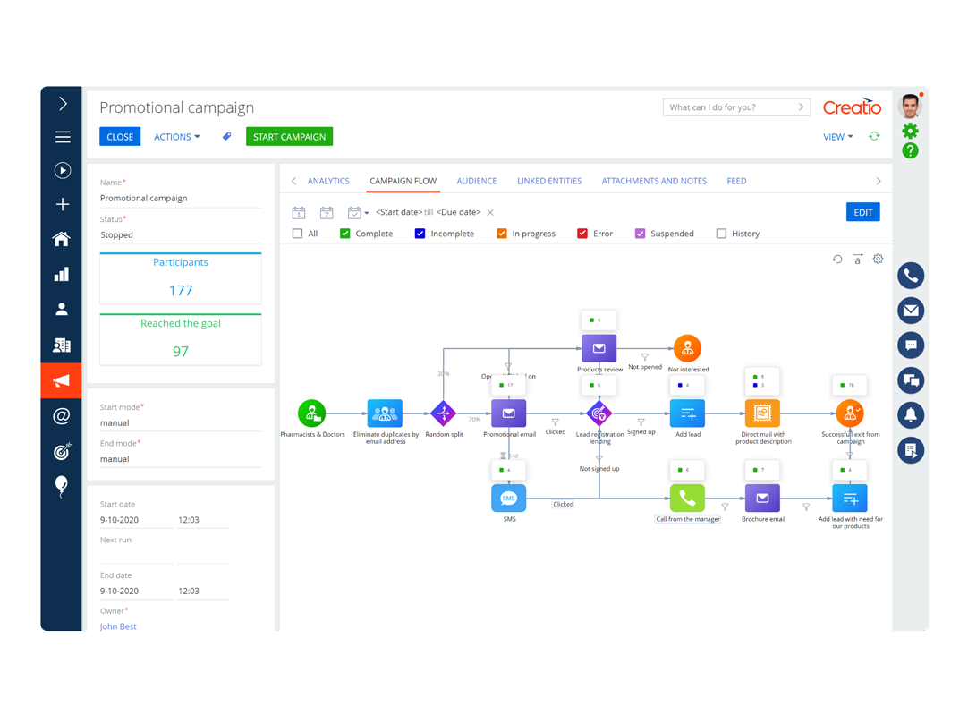 Business Process Management in Cloud CRM