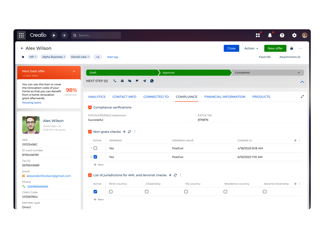 Creatio Credit Union Software