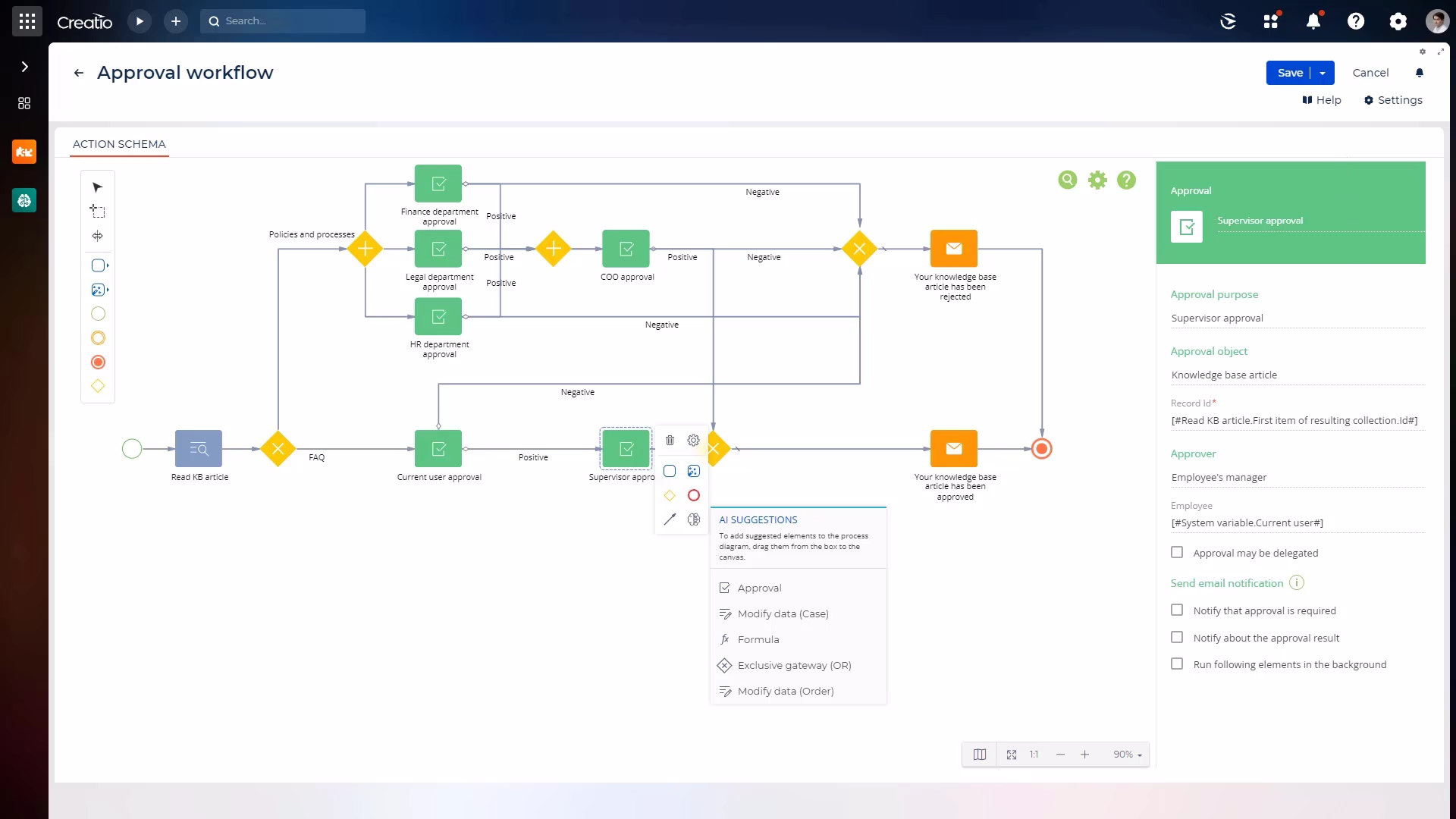 AI Command center Creatio