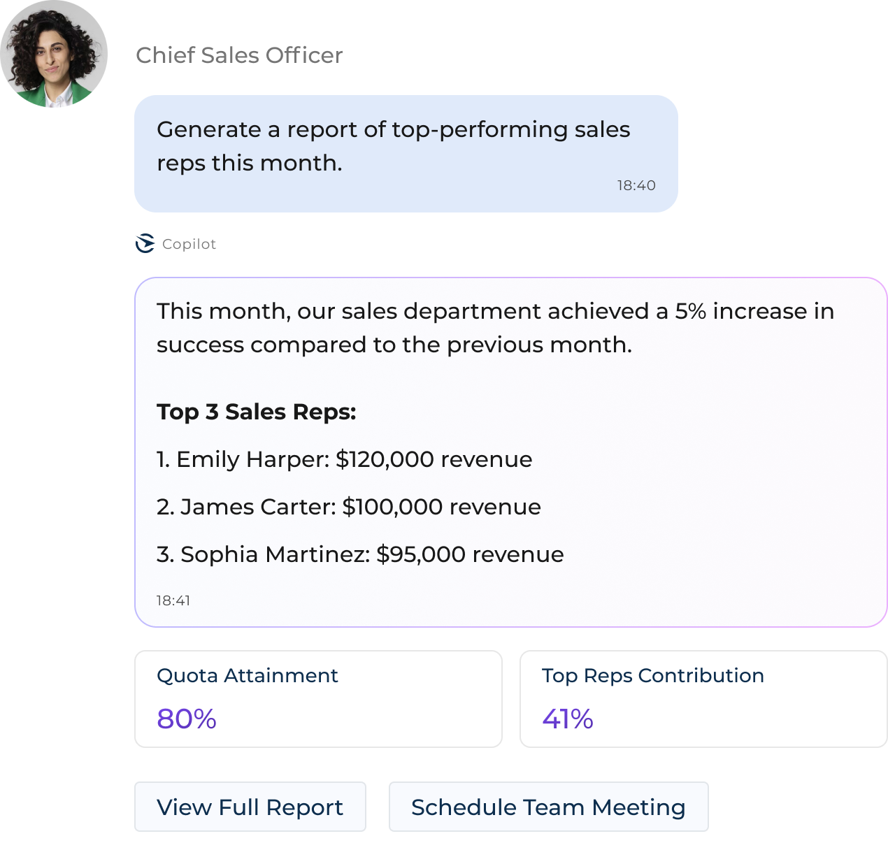  Generative AI agent Sales