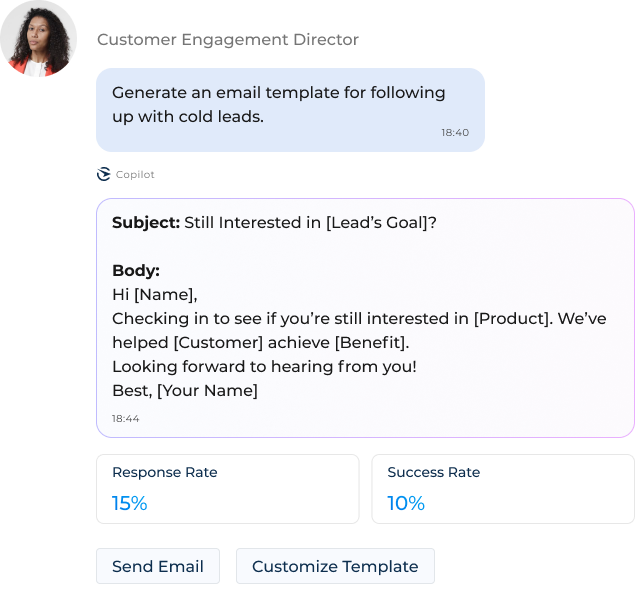 Creatio.ai kundenkontaktaufnahme des vertriebs