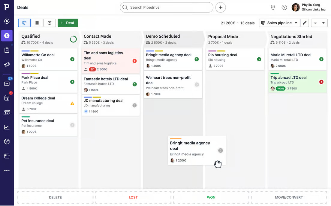 Pipedrive Enterprise CRM