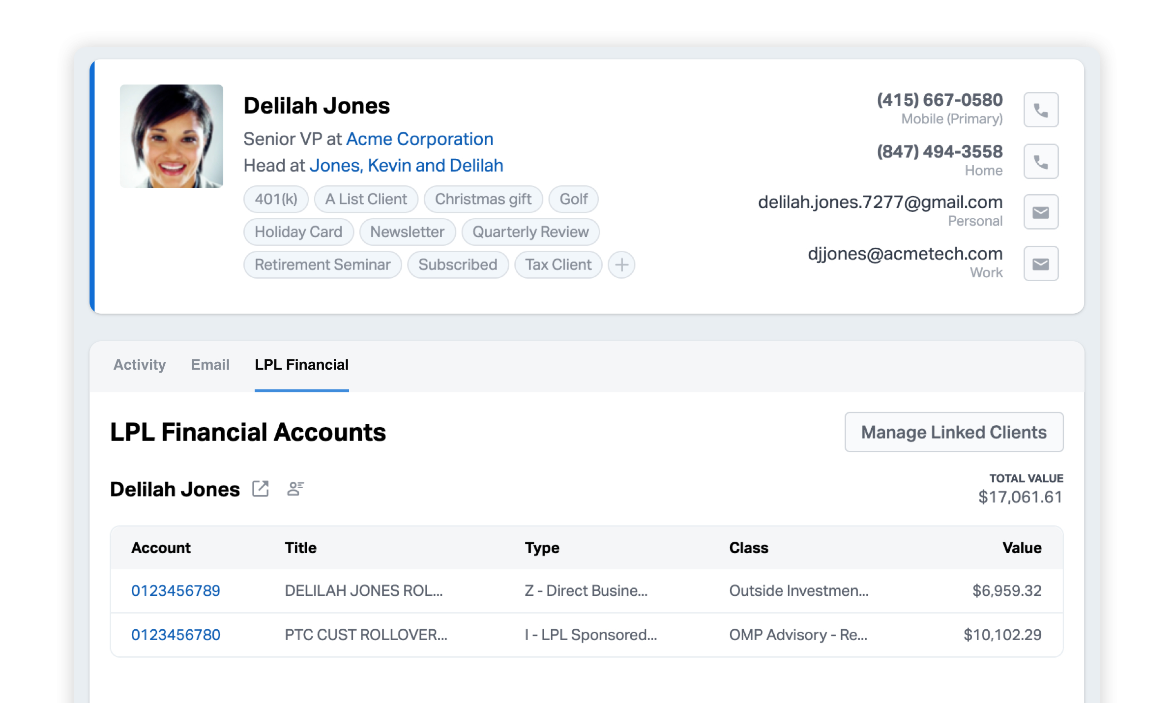 Wealthbox CRM For Financial Advisors