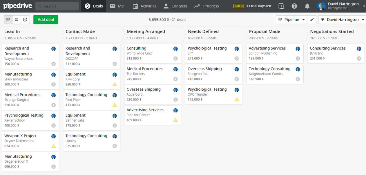 Pipedrive CRM Software