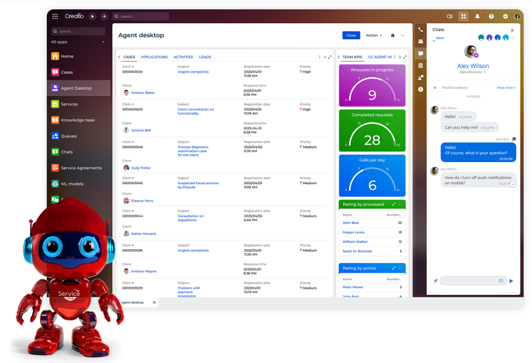 Creatio CRM: Creatio Service