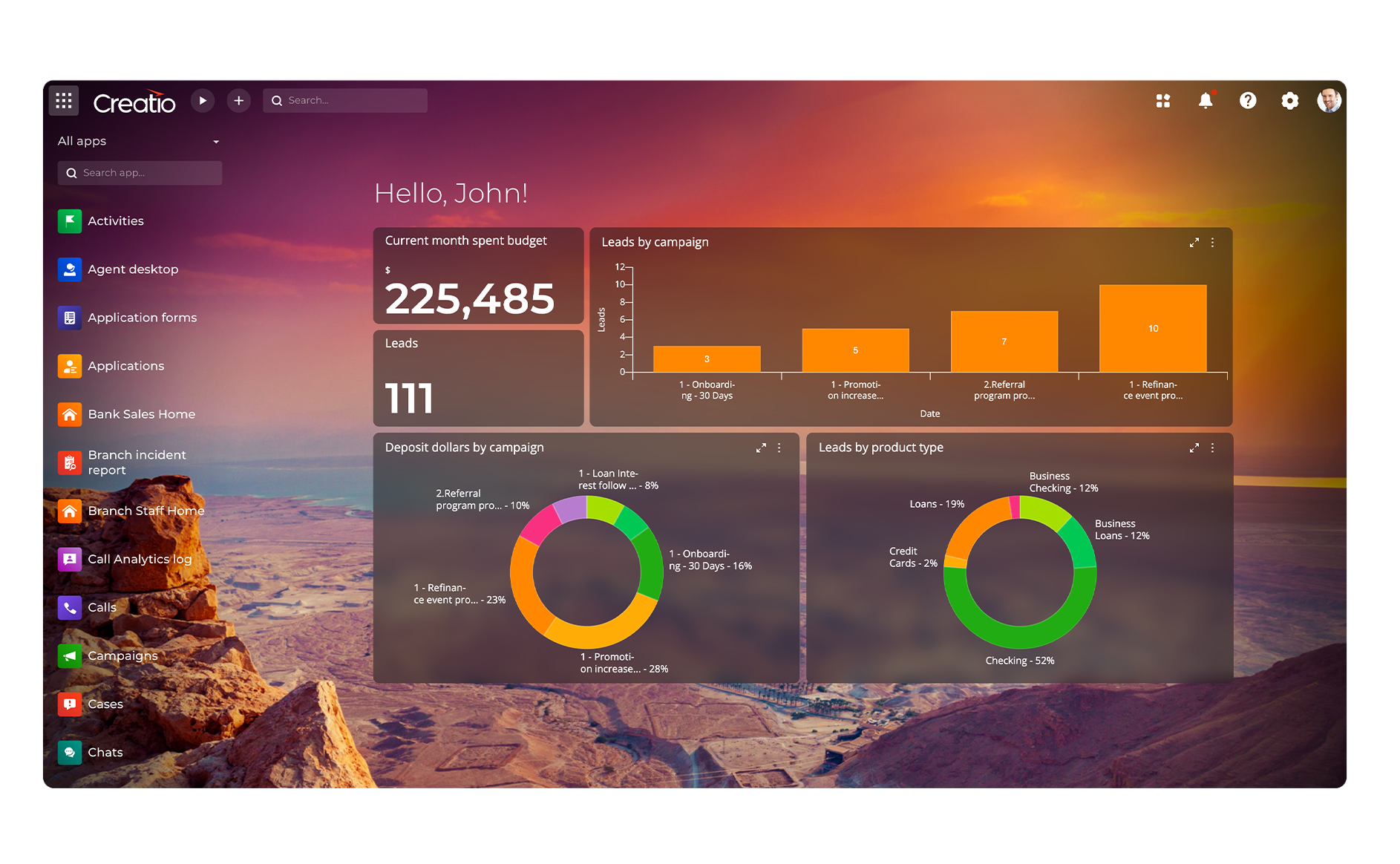 Commercial banking CRM