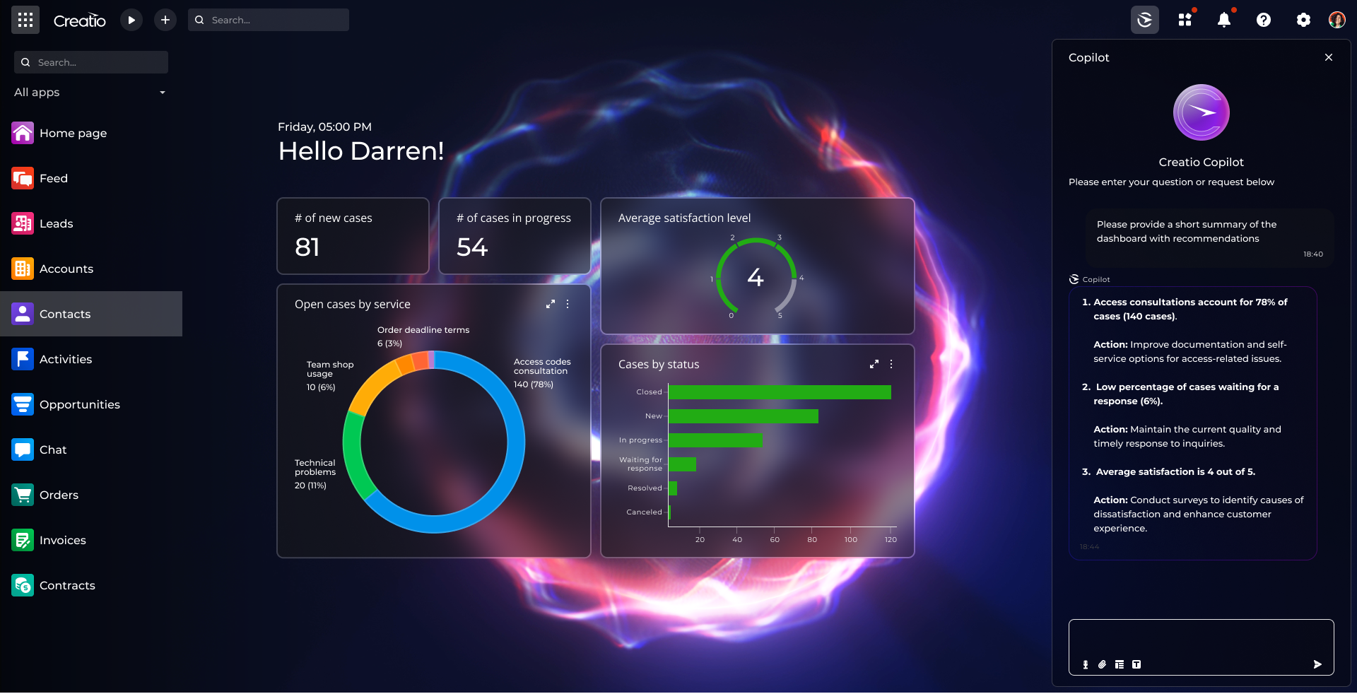 Creatio CRM Software with AI
