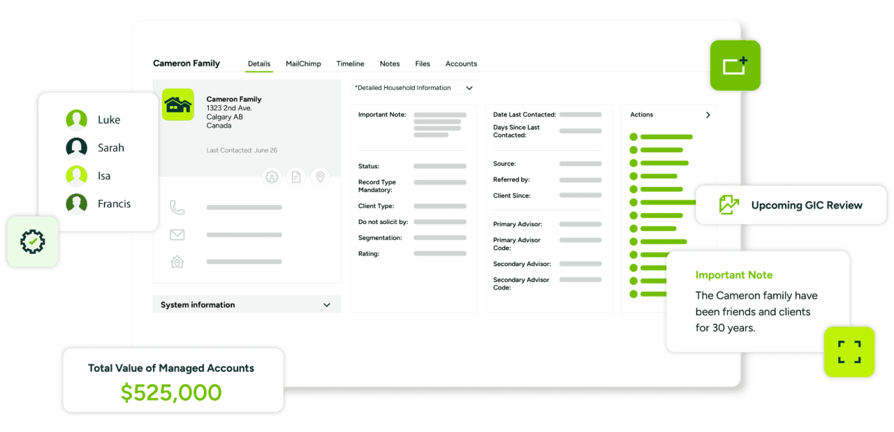 Maximized Financial Advisors CRM