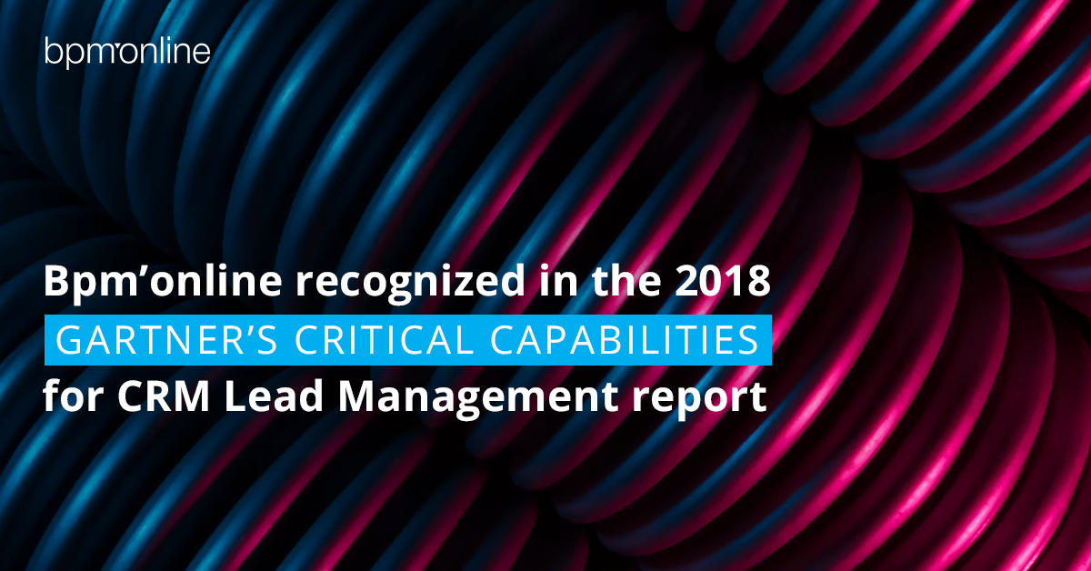recognized in the 2018 Gartner’s Critical Capabilities for