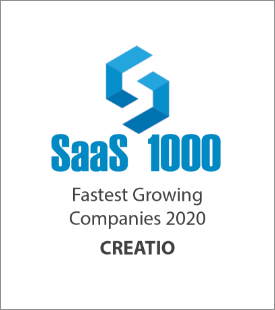 Creatio Recognized as SaaS 1000 Honoree 2020 by SaaS Mag