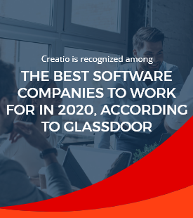  Creatio Recognized as One of The Best Software Companies to Work for in 2020, According to Glassdoor