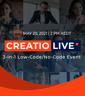 Creatio Hosts Virtual Event to Spotlight the State of Low-Code/No-Code