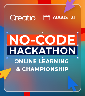 Creatio Announces Hackathon to Highlight the Power of No-Сode for Application Development