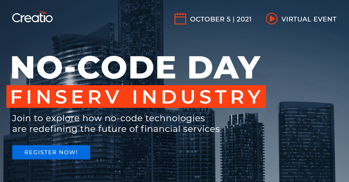 No-code Day: Finserv Industry