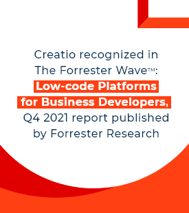 Creatio Recognized in the Comprehensive Evaluation of Low-Сode Platforms for Business Developers by Independent Research Firm