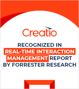  Creatio Recognized in Real-Time Interaction Management Report by Independent Research Firm