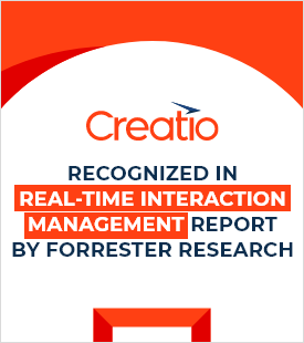 Creatio Recognized in Real-Time Interaction Management Report by Independent Research Firm