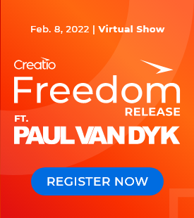 Creatio Teams Up with Iconic DJ Paul Van Dyk to Present the New Evolution of its No-code Platform during the Freedom Release Virtual Show