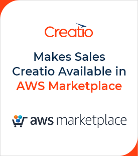 Creatio Makes Sales Creatio Available in AWS Marketplace