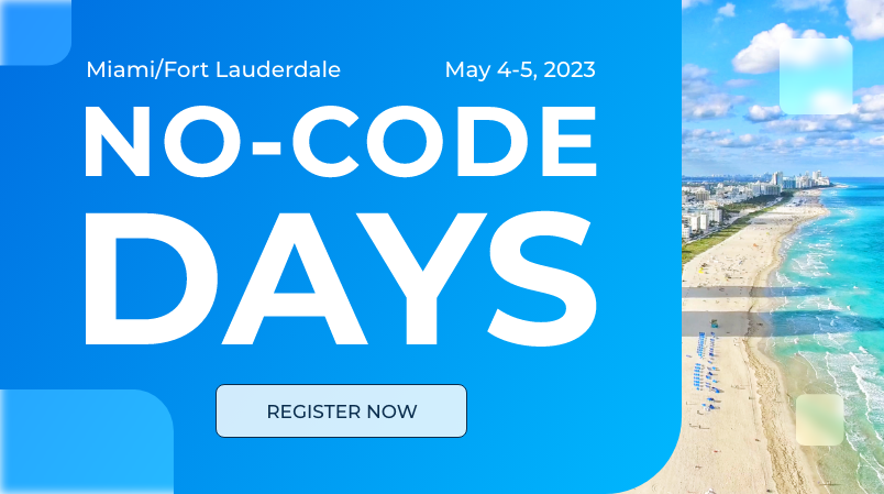 NO-CODE DAYS: Miami/Fort Lauderdale