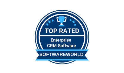 Creatio Named Top 10 Best Enterprise CRM Software for Large Businesses 2023 by SoftwareWorld  