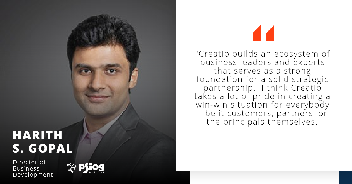Psiog Digital unravels the secrets of effective software implementation and tells why it is unique to cooperate with Creatio