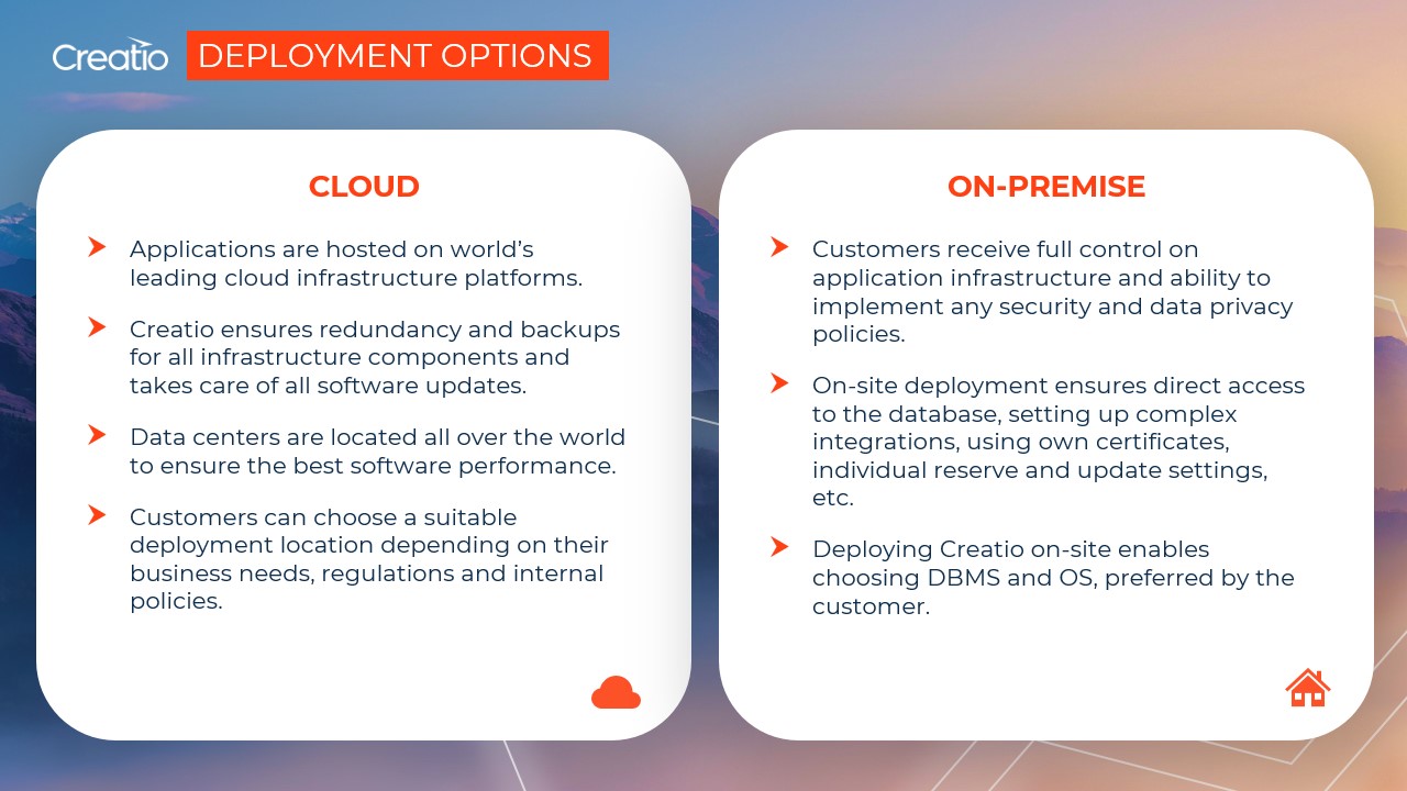 Customer 360 dashboard from CRM Creatio
