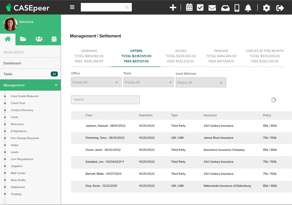 Casepeer Case Management