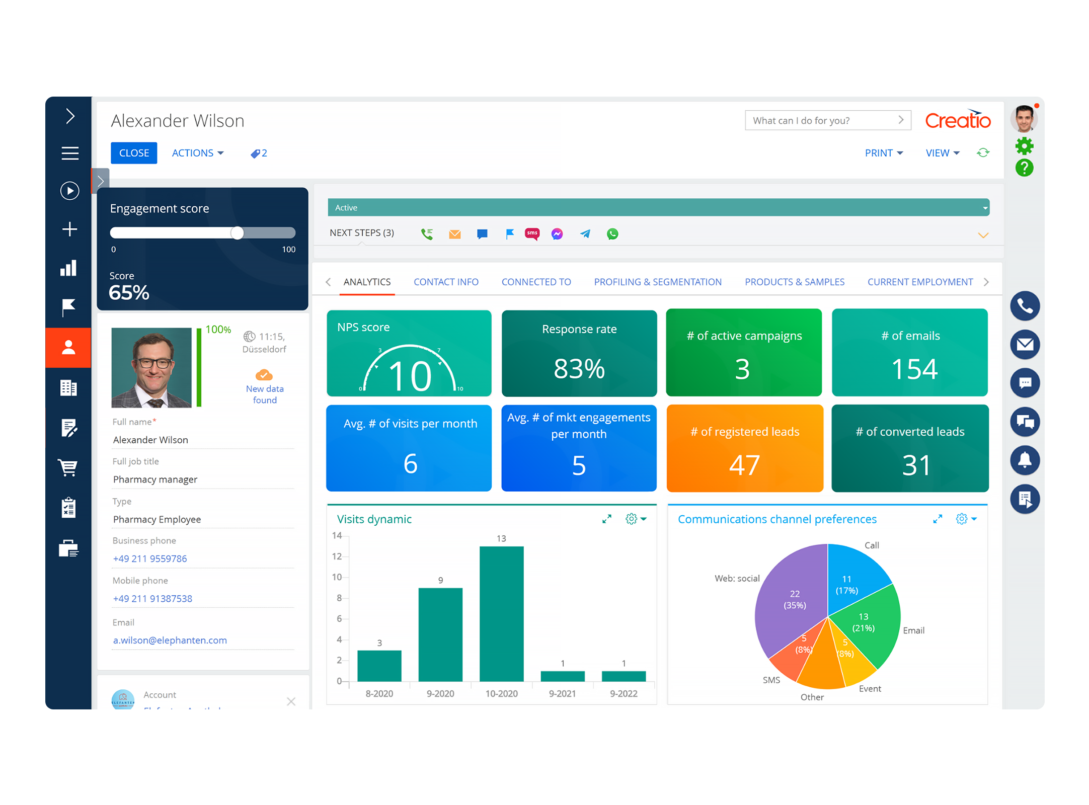 Healthcare CRM definition, benefits and features Creatio