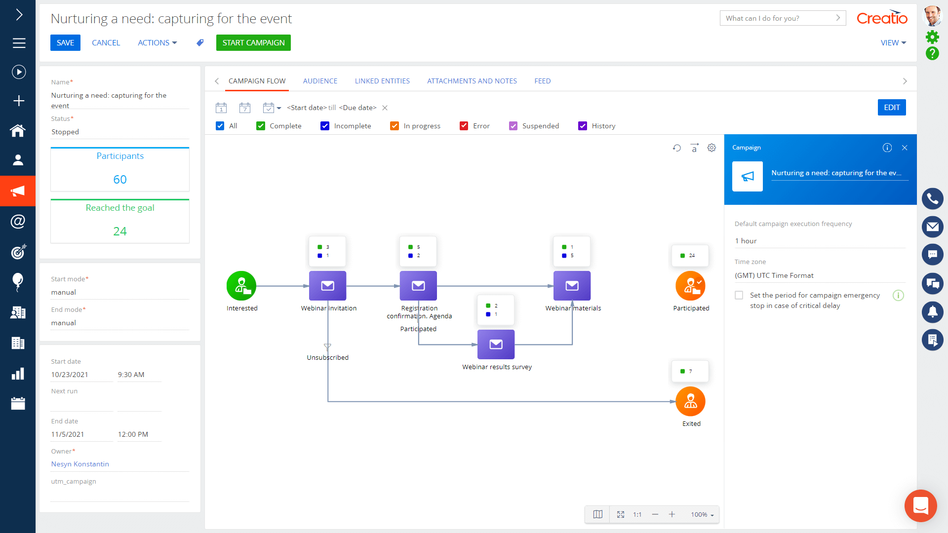 One platform to automate workflows and CRM with no-code | Creatio