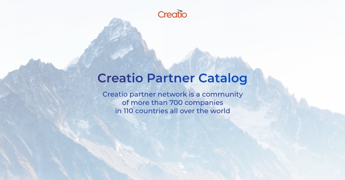 Creatio Partners Creatio partner global channel network