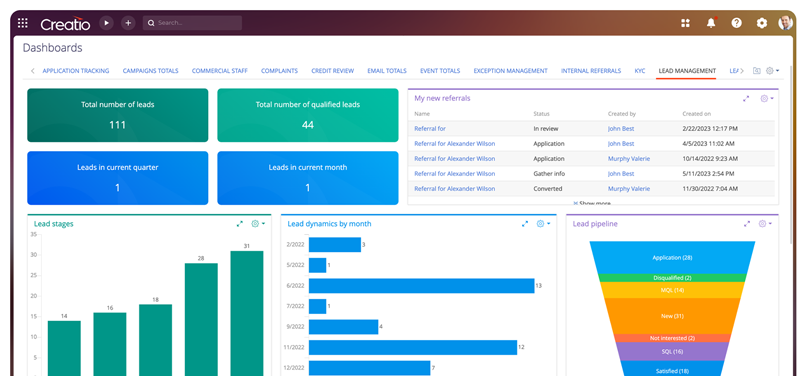 Creatio CRM screenshot 3