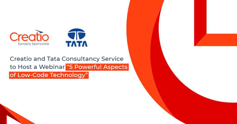 Creatio and Tata Consultancy Service to Host a Webinar