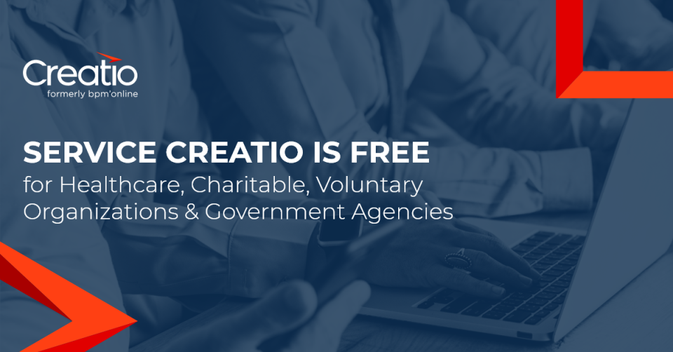 Creatio Offers its Service Creatio for Free 