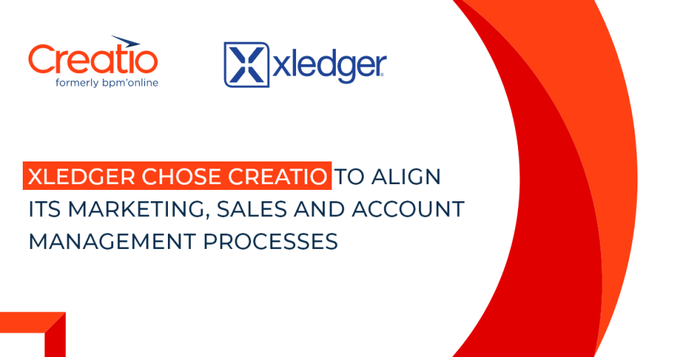 A Leading ERP Software Provider, Xledger, Chose Creatio to Align its Marketing, Sales and Account Management Processes