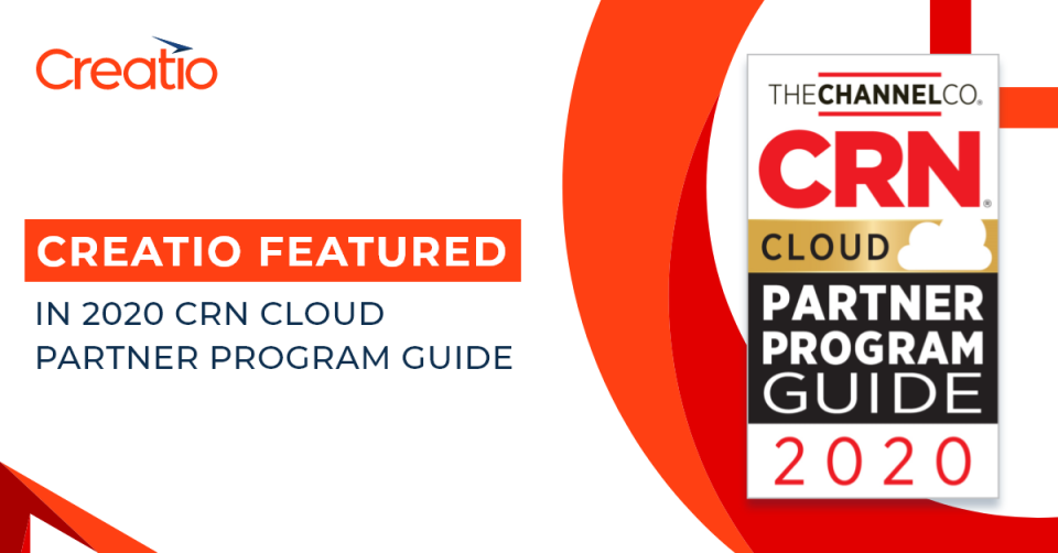 Creatio Featured in 2020 CRN Cloud Partner Program Guide