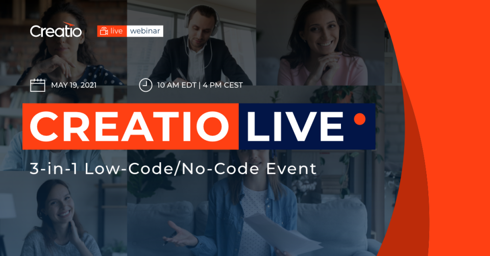 Creatio Hosts Virtual Event to Spotlight the State of Low-Code/No-Code
