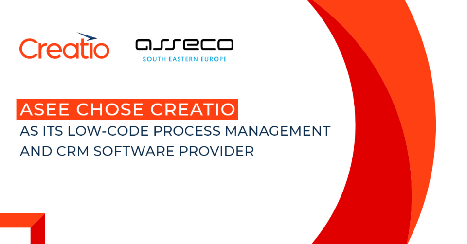 ASEE Chose Creatio as Its Low-Code Process Management and CRM Software Provider 