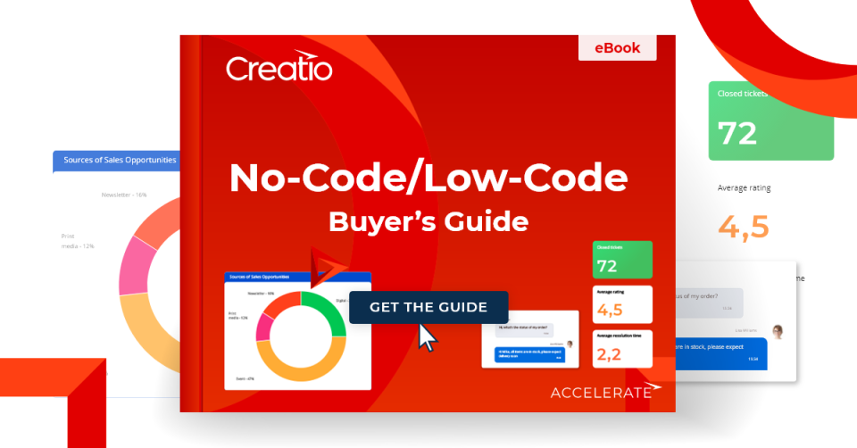 Creatio Publishes a Comprehensive Guide for No-Сode Buyers